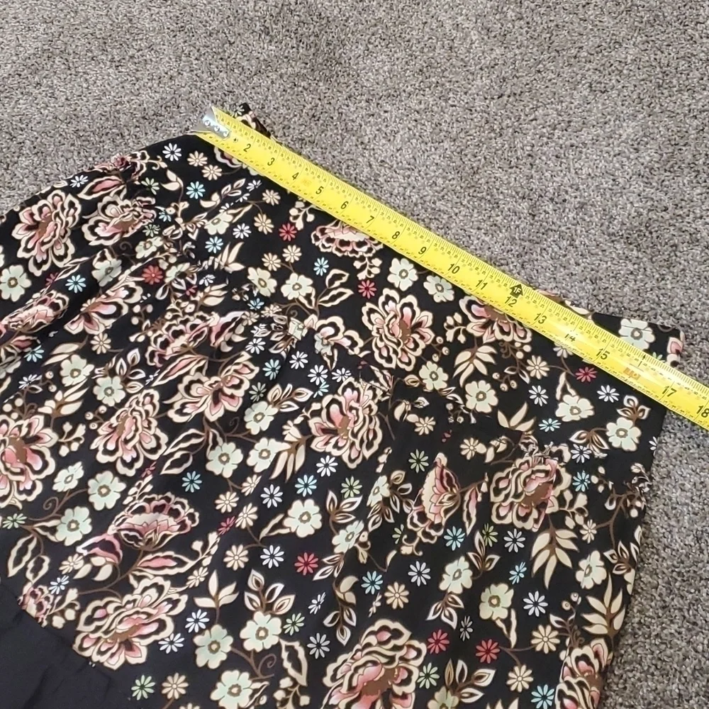 Requirements floral skirt boho midi women sz 12 boho - Picture 5 of 9